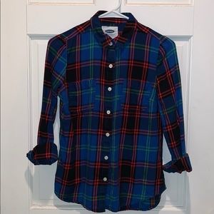 Super cute plaid Old Navy Button down